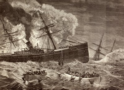 Collision and Sinking of the Spanish Steamer 